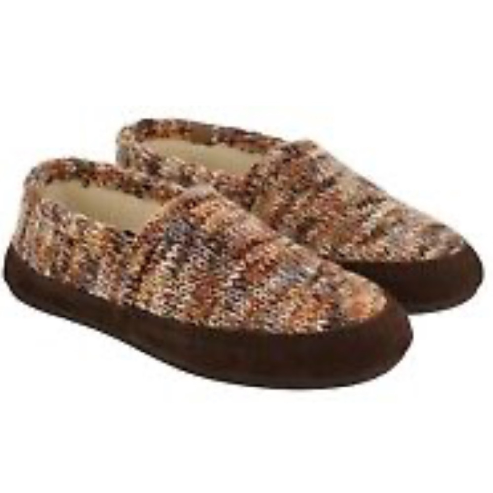 Acorn Women's Moc Slipper, Sunset Cable Knit Textured Medium 6.5 - 7.5